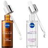 NIVEA Cellular Expert Skincare Kit, Set skincare completo con Siero Viso Acido Ialuronico Rimpolpante 30 ml e Siero Vitamina C Illuminante 30 ml per una pelle rimpolpata e luminosa
