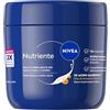 NIVEA Crema Corpo Nutriente 400 ml, Crema idratante corpo 72h, Con 3x Acido Ialuronico e Olio di Mandorla, Body lotion dalla texture ricca, Assorbimento rapido, Per pelle secca o molto secca
