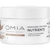 Omia Alimenta, Maschera Nutriente per Capelli Secchi e Spenti, Nutre e Districa, Lascia i Capelli Morbidi e Luminosi, Formula Vegana, 200ml