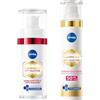 NIVEA Luminous630 Skincare Kit Anti-Macchie, Set skincare completo con Siero Viso Anti-Età & Anti-Macchie 30 ml e Fluido UV Quotidiano Crema viso SPF 50 40 ml con Thiamidol brevettato antimacchia