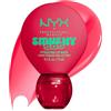 NYX Professional Makeup Maschera Labbra, Fino a 12H di Idratazione, Labbra Morbide e Vellutate, Effetto Gloss, Con Acido Ialuronico, Smushy SOS, Tonalità: Red Y 2 Chill, 12 ml