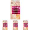 L'Oreal Paris L'Oréal Paris Casting Crème Gloss Colore Trattamento senza Ammoniaca, 1021 Biondo Chiaro Perla (Confezione da 4)