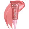 NYX Professional Makeup Ombretto Cremoso, Colore Intenso, Tenuta Fino a 24 Ore, Infuso con Acido Ialuronico, Lid Lingerie, Shade: Risky Rose, 6 ml