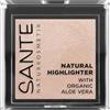 Sante Naturkosmetik NATURAL HIGHLIGHTER 02 GLOWY ROSE