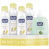 Neutro Roberts, Deodorante Spray Fresco 4x150ml, Sapone Antibatterico 200ml