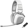 Corsair HS80 MAX Cuffie Gaming Multipiattaforma Senza Fili — Bianco