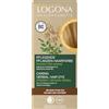 LOGONA Naturkosmetik Colorante vegetale per capelli in polvere vegana con henné biologico per colori intensi e lucentezza, colore per capelli vegetali biondo rame (biondo), 1 x 100 g