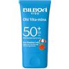 Bilboa, Ohi Vita‑mina, Crema Solare Viso SPF 50+, Formato Viaggio, con Vitamina C e Vitamina E, Ideale Contro Rughe e Macchie, Adatto a Zone Sensibili, Resistente all'Acqua, 40 ml