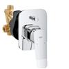 GROHE Dice - Rubinetto Vasca Incasso con Corpo Nascosto Incluso (Set per Installazione Finale, Cartuccia Ceramica 46 mm, Deviatore Automatico), Cromo, 29297000