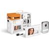 BTICINO 310913 Videocitofono Easykit WiFi, Kit Monofamiliare Espandibile, Senza Fili, Monitor Smart 7" a Colori, Pulsantiera con Visione Notturna, Controllo Accessi da Smartphone, App Home+Security