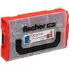 Fischer FixTainer 700x Viti per Legno Torx PowerFast FPF II CTF, Include 2 Inserti per Avvitatore, Filetto Totale, Autofilettanti, Testa Svasata, 562273