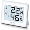 Beurer HM 16 Termoigrometro Per il Controllo della temperatura e dell'Umidità dell'aria Classifica i valori con un'indicazione Intuitiva, Display ben leggibile da 7,5 x 5,4 cm
