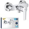 Grohe Start - Miscelatore monocomando per doccia, cromo, installazione a parete, dotato di serie di limitatore di portata regolabile