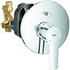 GROHE 23558002 Quickfix Start, Miscelatore Monocomando per Vasca-Doccia, Cromo