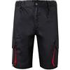 Velilla 103007 Bermuda Bicolor Multi Tasche, Colore Nero e Rosso, Taglia 52