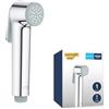 GROHE Tempesta Trigger Spray Soffione per Doccia (1 getto a pistola, grilletto per controllo preciso, SpeedClean anticalcare, attacco universale G1/2"), Cromo, 26351000