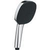 GROHE Vitalio Comfort 110 Manopola Doccino Doccia (2 getti Rain e Jet, 110 mm, DreamSpray, SpeedClean anticalcare), Cromo, 26925001