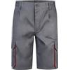 VELILLA P1030078/1250 Bermuda Bicolore Multitasche, Grigio e Rosso, Taglia 50