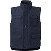 Velilla Serie 108 - Gilet multitasche trapuntato (Taglie M) colore blu marino