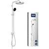 GROHE Vitalio Start 250 Colonna Doccia con Deviatore (soffione tondo 25 cm 2 getti, doccetta 2 getti, deviatore, risparmio idrico), Cromo, 26989001