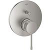 GROHE Essence New Rubinetto Miscelatore Monocomando, a 2 Vie, con Deviatore, Cromo Spazzolato 24058DC1