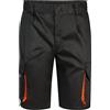 Velilla 103007 Bermuda Bicolor Multitasche, Colore Nero e Arancione, Taglia 50