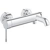 GROHE Essence 33624001 Rubinetto Miscelatore Monocomando per Vasca-Doccia, Grigio (Cromo)