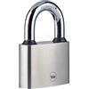 Yale Lucchetto in Ferro Y112/60/132/1: 60 mm con Arco Standard in Acciaio Temprato, Meccanismo a Disco, Doppia Chiusura, Ideale per Esterni