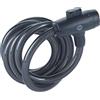 Yale Cavo di sicurezza con chiave Serie Essential YCK0/12/200/2 spessore 12mm, lunghezza cavo 2000mm, Acciaio Trecciato, Incluse 2 Chiavi, Testato con spray salino per 96 Ore, Supporto per Bici