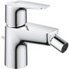 Grohe Start Edge Miscelatore Monocomando per Bidet, Cromo, Scarico a saltarello 1 1/4", Installazione veloce, 23345001