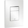 GROHE Skate Cosmopolitan Placca di comando WC per cassette di scarico a scomparsa, Bianco 38732SH0