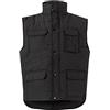 Velilla Serie 108 - Gilet multitasche trapuntato (Taglie L) colore Nero