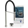 SCHÜTTE AQUADOT - Miscelatore digitale per lavello con Smart Control, moderno rubinetto da cucina con tubo Soft Touch, effetto acciaio inox/nero