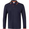 VELILLA 105515 61/19 Polo bicolore manica corta, colore grigio e rosso, taglia S