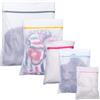 Noa Home Deco Borsa per biancheria Cerniera Cinghia per borsa per biancheria Rete per biancheria Camicia Scarpe Intimo Vestiti per bambini Lavatrice Rete per biancheria Set di 5