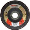 Fischer FFD-AP 125 K60 INOX Disco Abrasivo Lamellare allo Zirconio ad Alte Prestazioni per Rettifica di Acciaio e Acciaio Inossidabile, Flap-disc, per Smerigliatrice Angolare, 1 pz