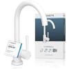 SCHÜTTE 79161 CORNWALL - Rubinetto da cucina girevole a 360 gradi, miscelatore per lavello con miscelatore monocomando, colore: Bianco