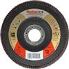 Fischer FFD-AP 125 K120 INOX Disco Abrasivo Lamellare allo Zirconio ad Alte Prestazioni per Rettifica di Acciaio e Acciaio Inossidabile, Flap-disc, per Smerigliatrice Angolare, 1 pz