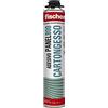 Fischer Schiuma Poliuretanica Cartongesso PANEL 800 ml per Pistola, per Incollaggio di Pannelli, Isolanti EPS, XPS e Materiali Sintetici, Lana Minerale, Bianco, 561106