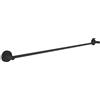 GROHE Porta asciugamani GROHE Start QuickFix (metallo, fissaggio nascosto, viti e tasselli inclusi, facilissimo da montare con GROHE QuickGlue), misura 854 mm, nero opaco, 411872430