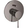 GROHE Essence Rubinetto Miscelatore Monocomando per Vasca-Doccia, finitura EasyClean, Grigio Antracite 19285A01