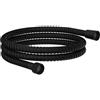 EISL JM150MKCRPLUS-B - Tubo per doccia universale, 1,5 m, in acciaio inox, 150 cm, colore: Nero opaco