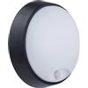 Luceco LED Lampada da Parete, Faretti IP44 Impermeabile, Rotonda Illuminazione Sensori Movimento, Luce da Esterno per Jardin, Giardino, Terrazza