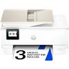 HP Envy Photo 7930 B63K5B, Stampante Multifunzione a Getto d'Inchiostro A4 a Colori, Foto, Fronte/Retro Automatico, 22 ppm, app, 3 Mesi di Inchiostro Instant Ink Inclusi, Bianca