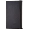 Amazon Basics Notebook classico A5, blocco notes diario per scrittura e presa di appunti in ufficio, a scuola e a casa, a pagine bianche, 240 pagine, nero