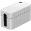 Durable 503510 - Cavoline Box S, Scatola Nascondi Cavi, per Multi Presa da 3 Entrate, 246 x 116 x 128 mm, Grigio