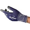 Ansell HyFlex 11-561 Guanti Antitaglio Ultrasottili, Rivestimento in Nitrile Traspirante, Guanti da Lavoro Professionali Alta Protezione, Donna e Uomo, Lavabili, Nero, Taglia XL, 1 Paio
