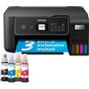 Epson EcoTank ET-2870 Stampante con Serbatoi D'inchiostro | Stampa a Casa Alti Volumi | Wi-Fi | A4 | Stampa, Copia, Scansione | Display LCD 3.7 cm | 3 Anni D'Inchiostro Inclusi