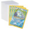 Carehabi Buste Proteggi Carte, 100 Pezzi Trasparenti Bustine Carte 66 X 92 MM 0.1MM Tasche Vuote per Da Collezione Pokemon Magic
