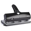 Rapesco 1293 Perforatrice 4 Fori ALU 40, Metallo, Capacità 40 Fogli, Nero